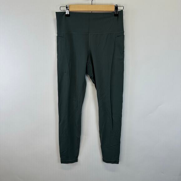 Athleta Transcend Stash 7/8 High Waist Leggings With Pockets Womens Size Large - Picture 1 of 16